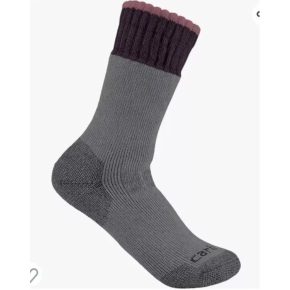 Carhartt Women's Large Heavyweight Wool Blend Boot Sock‎ Size 10-12.5 - Picture 1 of 6